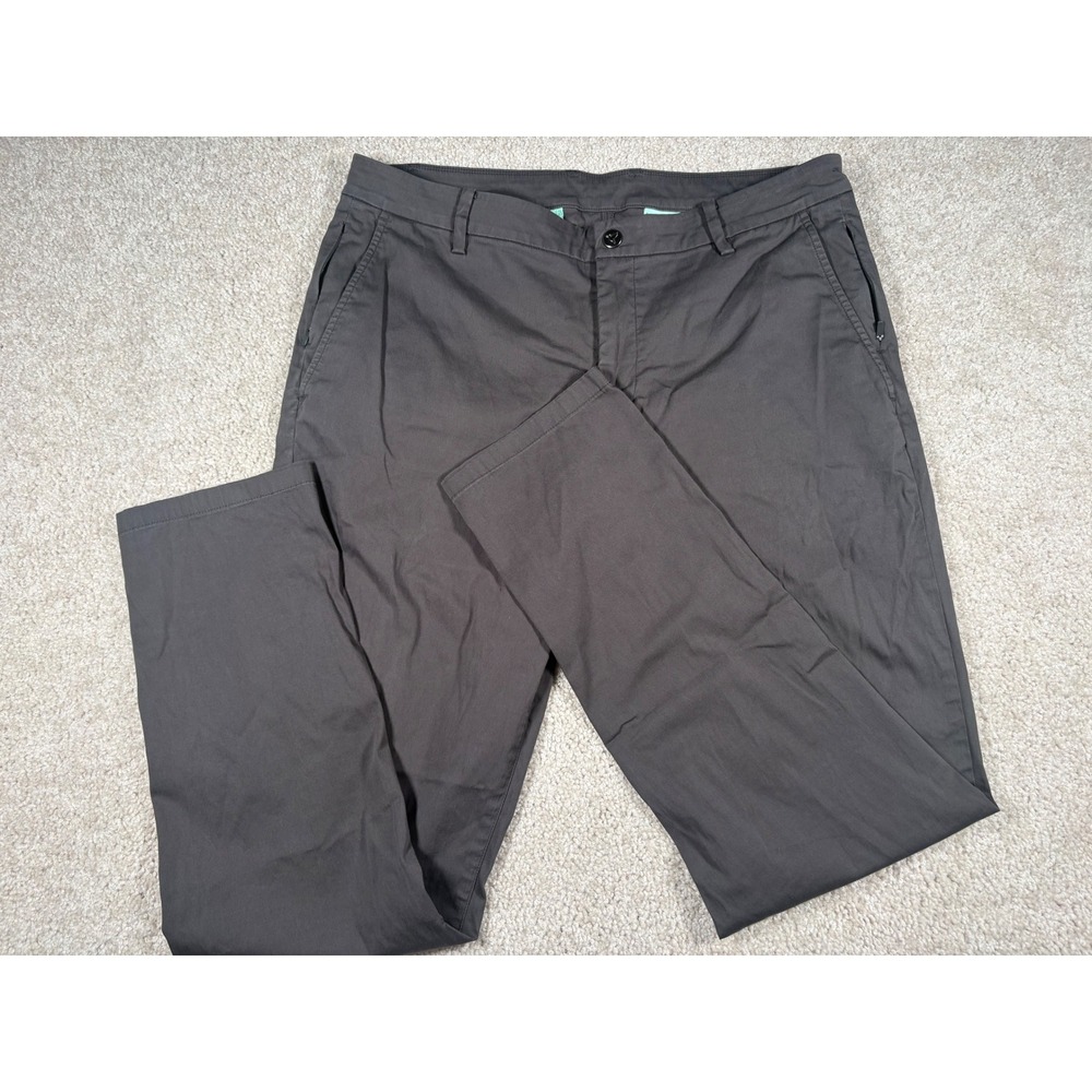 Birddogs Men Gray Performance Pants Trousers 36x32 Boom For your Broomstick